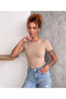 Viscose Fabric Short Sleeve Crew Neck T-Shirt - 4