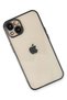 Ilkeshop New iPhone 14 Plus Case with Lens Silicone (193152) - Black - 3