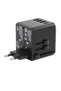 Universal Travel Adapter, 4-USB World Power Plug, International Converter for US EU UK, Wall Charger for Phone Laptop – Travel Essential - 3