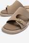 Buckle Women's Slippers BEIGE - 3