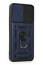 Shopilke Galaxy A03S Case Pars Silicone with Lens Ring (15220) - Navy Blue - 2