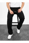 Men's Ribbed Comfortable Cut Summer Baggy Trousers - 5