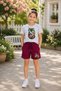 Armikids Girls' New Season Shorts and Top Set