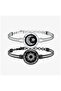 Long Distance Touch Bracelets for Couples, Vibration & Light up for Love Couples Bracelets | Long Distance Relationship Gifts for Girlfriend Bluetooth Pairing Jewelry