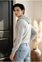 Unisex Zip-Up Hoodie Oversize Cardigan Zip up Hoodie - 7