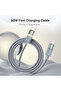 BDC-51 FlexCharge Pro 60W Type-C to Type-C Cable Fast Charging 1M - Grey - 7