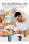 12Pcs Plastic Plates and Bowls Sets Unbreakable Picnic Dinner Set for 4 Camping Plates and Bowls Set Colourful Camping Crockery Sets Lightweight Camping Plates and Cutlery Set for Home Picnic e - 6