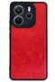 Ilkeshop New Redmi Note 14 4g Case Aras Leather Cover (163010) - Red - 2
