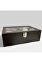 Watch Box for 6 Watches Croco Light Brown - 7