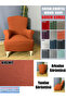 Bohem Cotton Fabric Sultan Protrussion Model Complete Dressing Chair Cover, It Is a Thick Fabric.