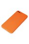 Ilkeshop New iPhone 7 Plus Case First Silicone (103001) - Orange - 4