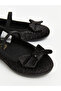 Two Mt Shop Quality Lcw Steps Black Baby Girl Ballet Flats - 3