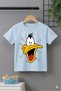 Unisex Oversize T-Shirt Duck Printed 100% Cotton T-Shirt Comfortable Fit