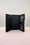 Black Women's Textured Wallet - 2