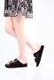 Laceless Buckle Poly Sole Genuine Leather Slippers 341-1445 Women's Slippers - 3