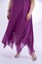 Women's Plus Size Skirt Hem Chiffon Dress - 7