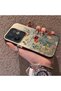 Vivo V60 5g Compatible Silicone Edge Hard Back Anti-Fall Phone Case with Flower Pattern - 2