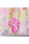 Girl's Floral Patterned Strap Dress Powder Pink Bow Detailed Lined Summer Dress - 5