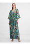 Rochie maxi albastră de damă - 2