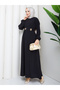 Women's Side Double Buckle Modal Dress - 2