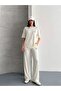 P0L White Short Sleeve Modal Tracksuit Set