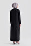 Brooch detailed tulle suit black - 6