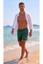 Çapa Detail Men's Swim Shorts Quick Drying Zippered Double Pockets - Tieable Waistband - 2