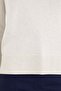 Ecru Crew Neck Women's Sweater - 4