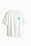 Oversized print-motif T-shirt - 4