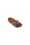 Platform Women's Slippers with Stones and Buckles