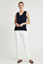 Navy Blue U-Neck Women's Tank Top
