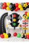 Traffic Light Foil Balloon Traffic Light Balloon Race Car Car Traffic Themed Birthday Ornament - 3