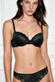 Lace Underwire Supported Green Bra and Panty Set - 4