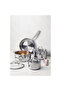 Grano Steel 7 Piece Cooking Set with Glass Lid - 5