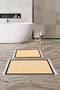 Non-Slip Base Djt Toilet Set Trendy Fringed Woven Pattern E5007