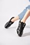 Pardes Leave Your Mark Thick Sole Women's Sports Shoes Black - White - 2