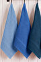 4-Piece Kitchen and Hand & Face Towel Set |   100% Cotton - 30X50 cm |   High Water Absorption |   Dowry Chest - 3