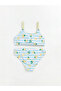 Nevavm Uv Protected Printed Girls' Bikini with Difference in Design - 2
