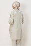 Satin Jacquard Tunic with Neck Tie 46512 - 4