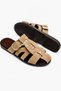 Women's Beige Casual Slippers Comfortable Sole Stylish Daily Summer Slippers - 6