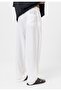 Baggy lyocell pants with belt detail - 4