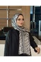 Luxury Voile Silk Shawl Hijab Foulard Scarf Shawl Dd Pattern 70 X 180 cm