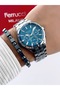 Men's Wristwatch with Steel Cord Function 3 Atm Waterproof with 2 Years Warranty+Bracelet as a Gift - 5