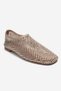 Urela Beige Knitted Stone Genuine Leather Women's Ballerina Shoes - 3