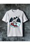 تي شيرت كبير الحجم مطبوع عليه astronaut skateboard 15