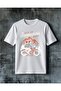 Lets Go Motor Printed Oversize T-Shirt