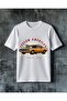 Custom America Muscle Car Printed Oversize T-Shirt
