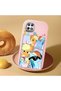 Oppo A15/A15S Compatible Shock-Absorbing Camera Protected Pink Silicone Case - 2