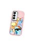 Pink Silicone Case with Shock-Absorbing Camera Protections Compatible with Samsung Galaxy S25 Plus - 3