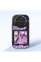 Vivo X300 Compatible Shock-Absorbing Camera Protected Black Silicone Case